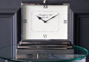 Wall Clock - Chrome Finish