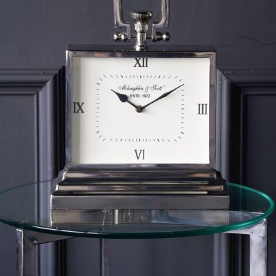 Wall Clock - Chrome Finish