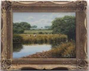 Original Oil Painting - 'Countryside' By David Morgan