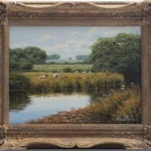 Original Oil Painting - 'Countryside' By David Morgan