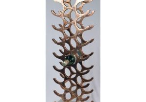 Wine Rack - 27 Wine Bottle Aluminium Wine Rack - Copper Finish