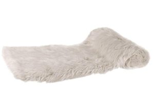 Luxury Fur Throw - Short Haired Large Cream Faux Fur Throw