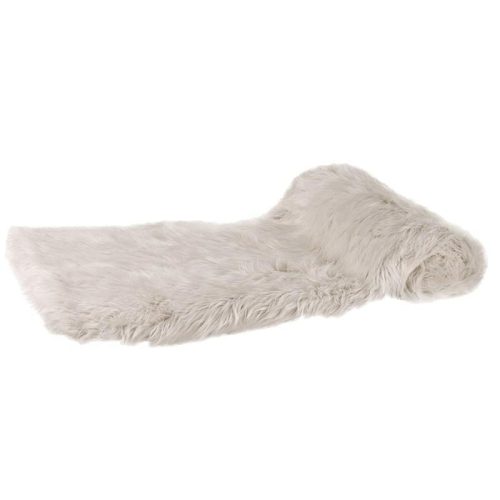 Luxury Fur Throw - Short Haired Large Cream Faux Fur Throw