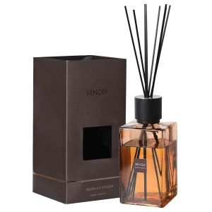 Ylang Ylang & Amber - Extra Large Amber Glass Reed Diffuser - 2200ml