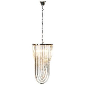 U Shaped Crystal Pendant Chandelier