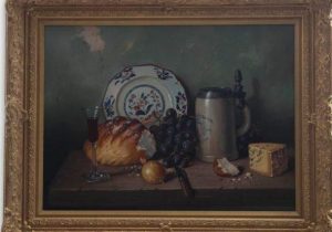 Original Oil Painting - 'Still Life' By A G Bubarnik
