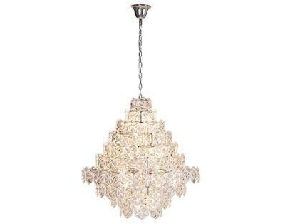 Chandelier - Multi Layer - Crystal - Faceted Design - 17 Lights- Large