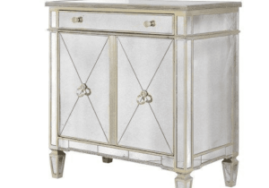 Cabinet - 2 Door - 1 Drawer Mirrored Cabinet - Antique Mirrored Range