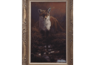 Original Oil Painting - 'Woodland Fox 1' By Stephen Cummings