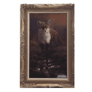 Original Oil Painting - 'Woodland Fox 1' By Stephen Cummings