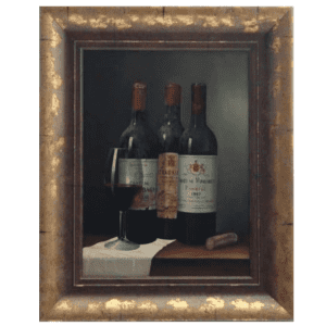 Original Oil Painting 'Wine Selection 2' By Peter Kotka