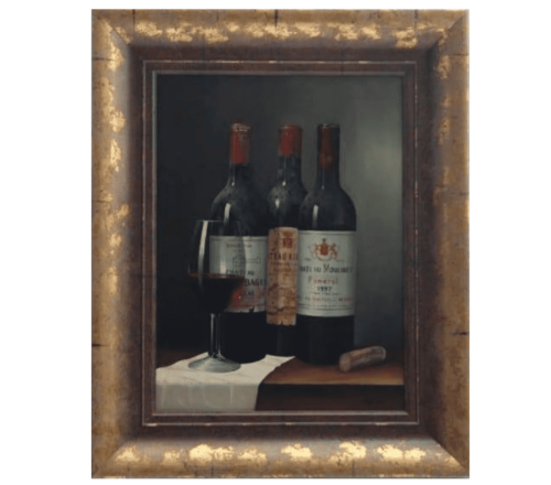 Original Oil Painting 'Wine Selection 2' By Peter Kotka