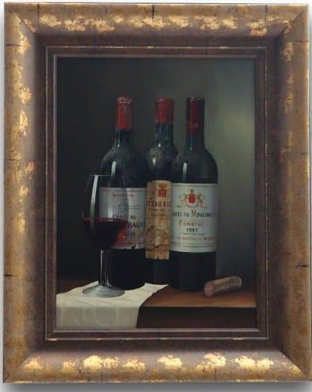 Original Oil Painting 'Wine Selection 2' By Peter Kotka
