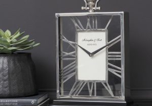 Mantel Clock - Skeleton Design - Battery Operated
