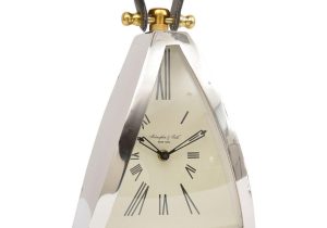 Mantel Clock - 'McLaughlin & Scott' Clock Co - Polished Chrome