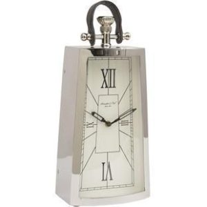 Mantel Clock - McLaughlin & Scott Clock Co - Tall - Chrome