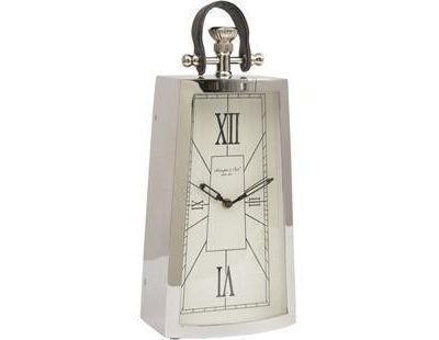 Mantel Clock - McLaughlin & Scott Clock Co - Tall - Chrome
