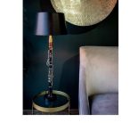 Table Lamp - 'Armstrong' Original Clarinet - Black Gold Inlaid Shade