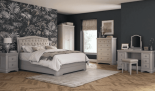 Isabel range wood taupe bedroom furniture