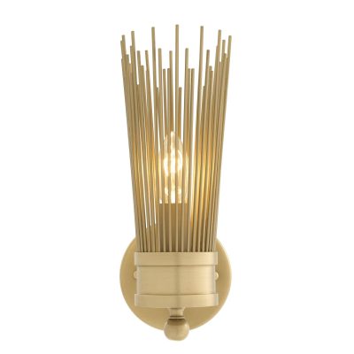 Wall Light – Antique Brass Finish – Spike Design Finish – 1 Bulb