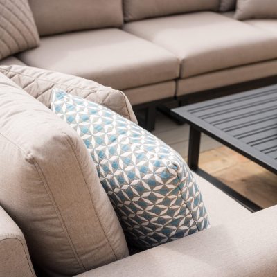 Corner Sofa  – All Weather – Coffee Table – TAUPE