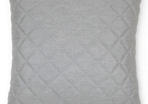 Scatter Cushion - Quilted Diamond - All Weather - Light Grey