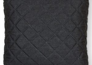 Scatter Cushion - Quilted Diamond Design - Outdoor All Weather - CHARCOAL