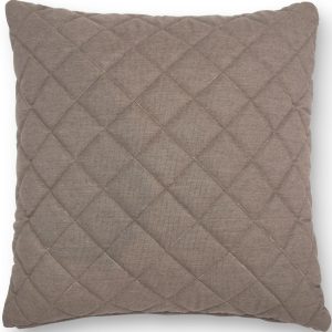 Scatter Cushion - Quilted Diamond Design - Outdoor All Weather - Taupe