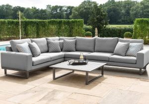 Corner Sofa - All Weather - Coffee Table - GREY