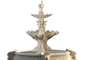 Water Feature - Garden Water Fountain With Pond Surround - Stone Feature