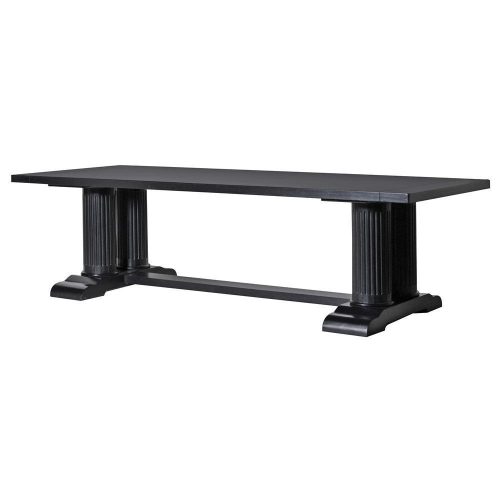 270cm Dining Table - Column Leg Design - Extra Large - Dorchester Black