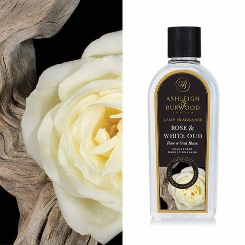 Rose & White Oud - Premium Lamp Fragrance Burning Oil - 500ml