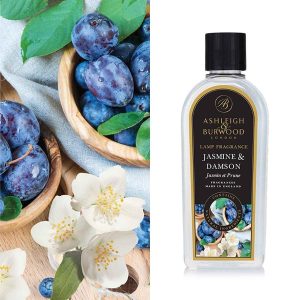 Jasmine & Damson - Premium Lamp Fragrance Burning Oil - 500ml