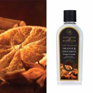 Orange & Cinnamon - Premium Lamp Fragrance Burning Oil - 500ml