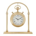 Mantel Clock - 'Hampstead Clock Co' - Polished Brass - Small