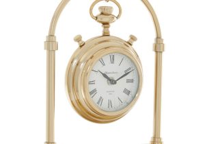 Mantel Clock - 'Hampstead Clock Co' - Polished Brass - Small