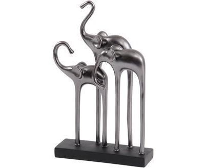 Elephant Sculpture - Abstract 3 Elephant Sculpture - Gunmetal Grey