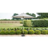 Garden Table Umbrella & Base - 2.7cm - Grey