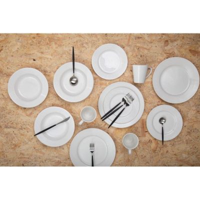 16 Piece Cutlery Set – Highly Polished Chrome & Black Finish