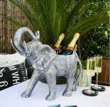 Elephant Wine Cooler - Standing Elephant Champagne Cooler