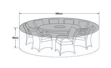Cover - Large Round Garden Dining Set - Outdoor All Weather Furniture Cover