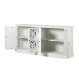 Sideboard - 4 Door Rear Mirrored Glass Design Sideboard - Ascot Furniture Range