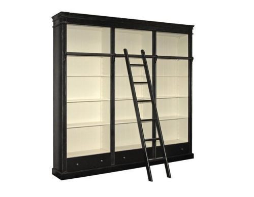 Bookcase - Large Bookcase - 3 Drawers - 4 Shelves - Ascot Furniture Range