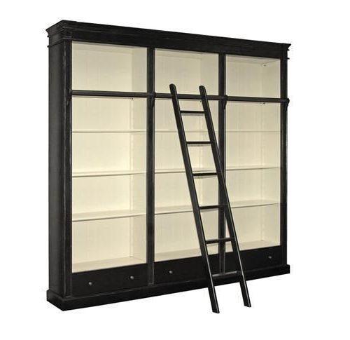 Bookcase - Large Bookcase - 3 Drawers - 4 Shelves - Ascot Furniture Range