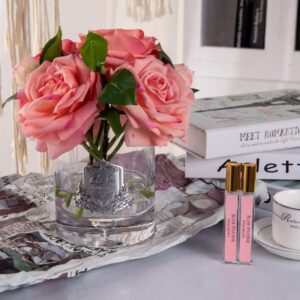 Tea Rose - Luxury Cote Noire Diffuser Flower Display - White Peach