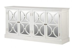 Sideboard - 4 Door Rear Mirrored Glass Design - Ascot Furniture Range