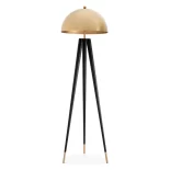 Floor Lamp - 2 Light Dome Shade - 3 Leg Tripod Style