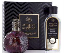 Fragrance Lamp - Premium Boxed Gift Set - Rose Bud - Fresh Linen