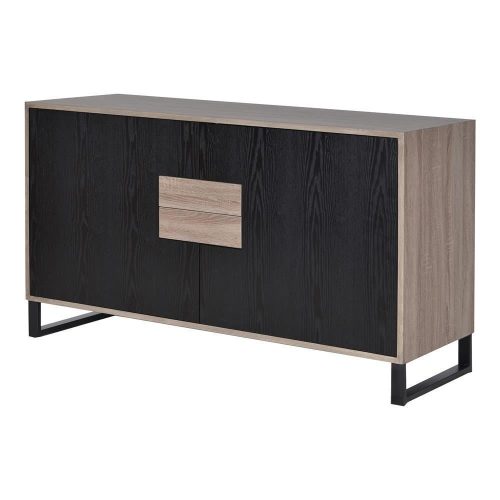 Sideboard - 2 Door 2 Drawer - Internal Shelves - Ash Wood Design