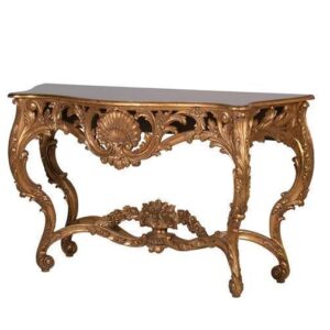 Console Table - Heavy Carved Surround - Antique Gilt Range